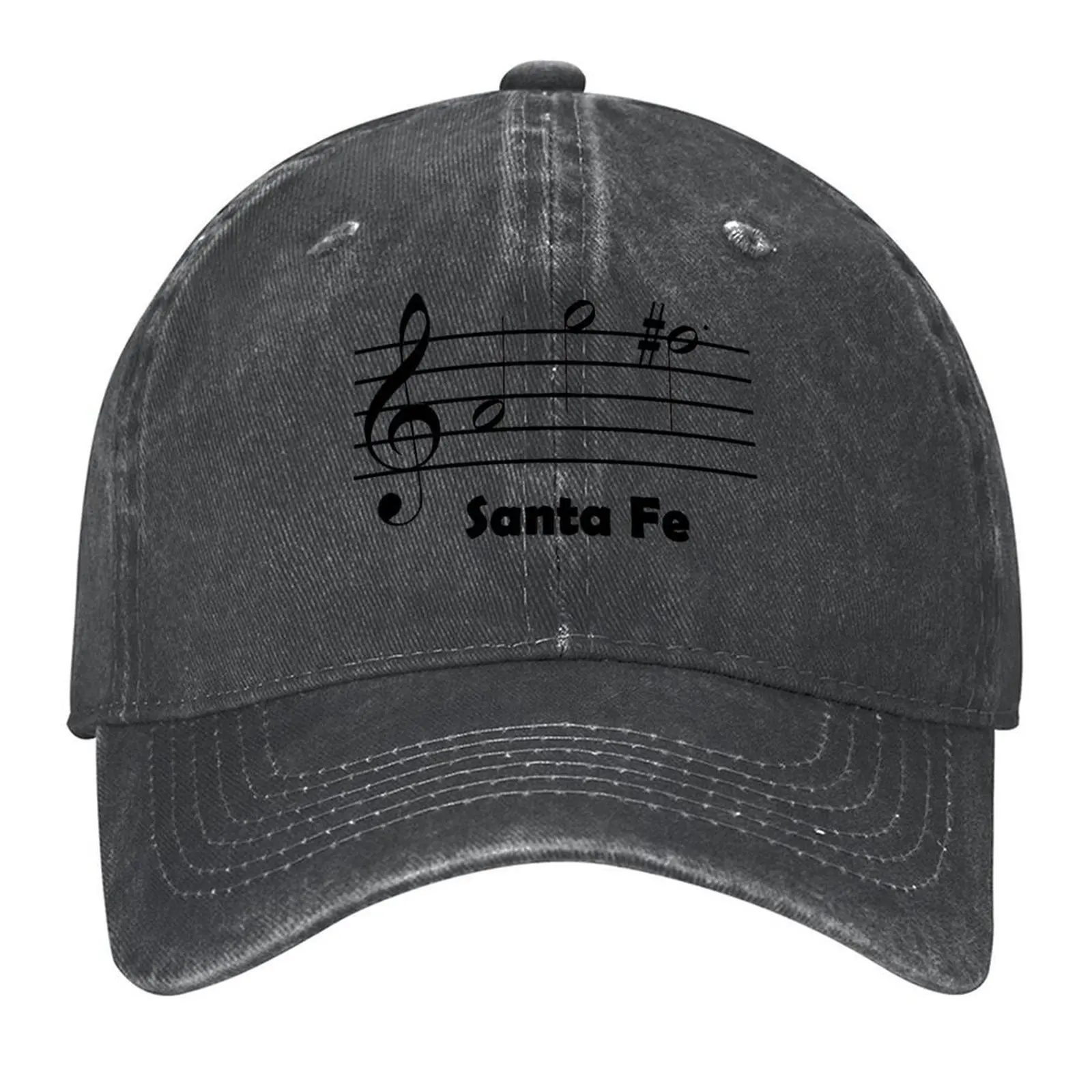 

Newsies Santa Fe Musical Notes with Text Baseball Cap dad hat birthday luxury caps Beach Outing Male Women's
