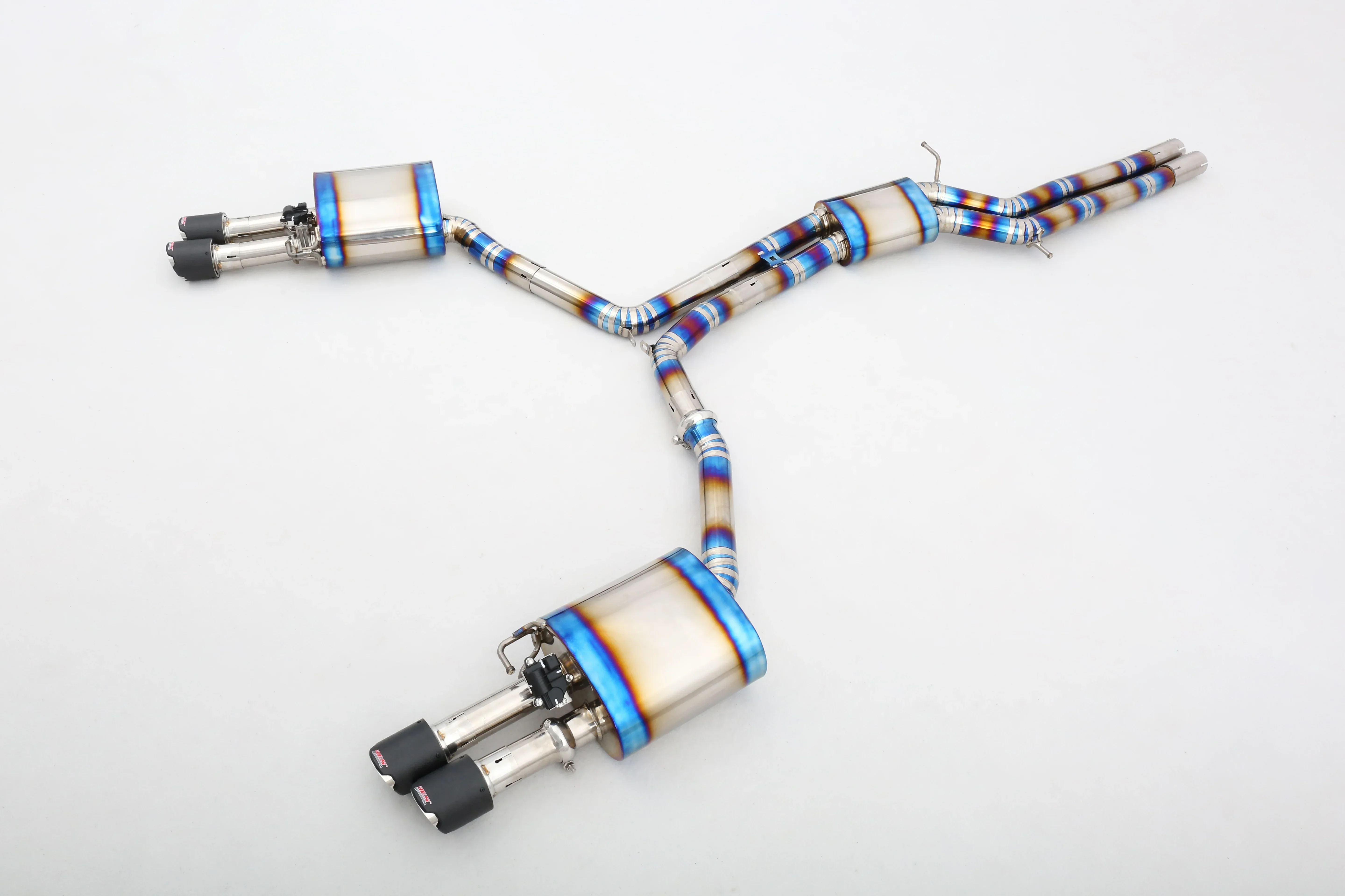 Factory Customization /S7 C8 2.9T EA839 Exhaust System 304 Stainless Steel/Titanium Valved Exhaust Pipes