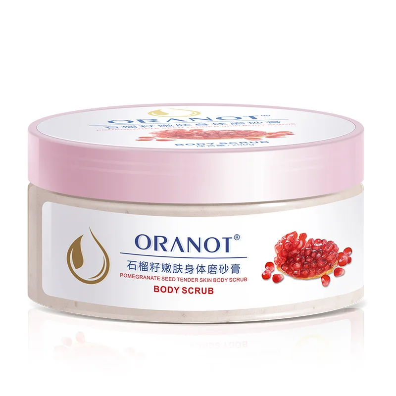 Orano Pomegranate Seed Scrub Body Lotion Whole Body Exfoliation Bath Salt Body Care