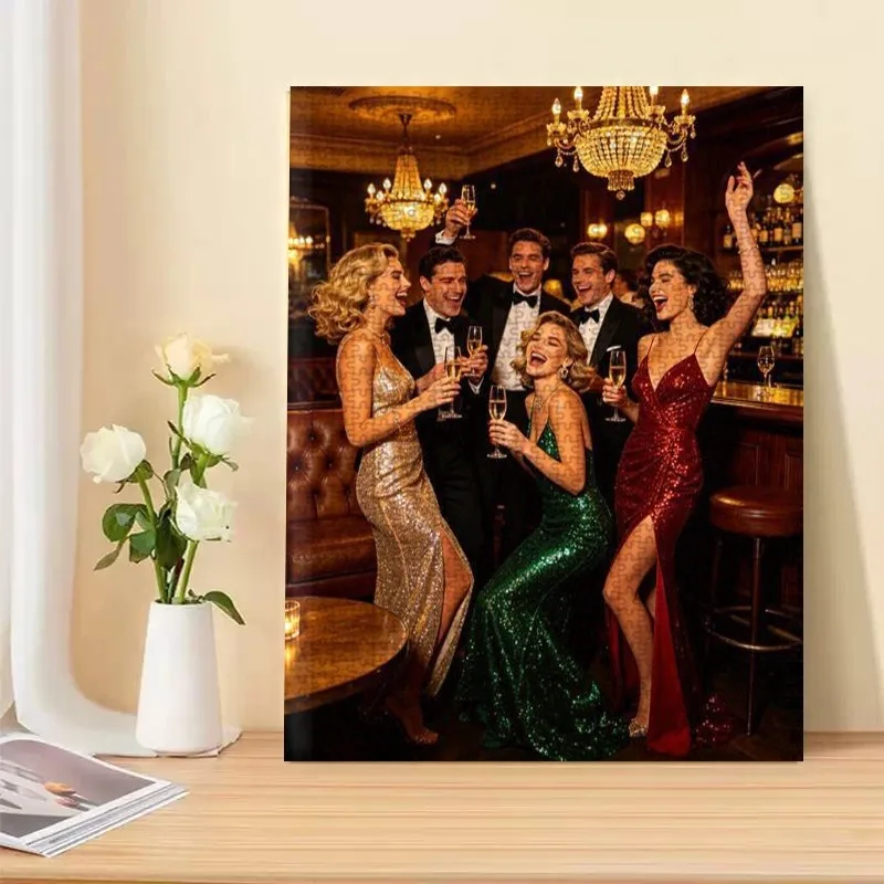35/300/500/1000pcs Personalized Custom Photo Puzzle Couple Photos Assembling Picture
