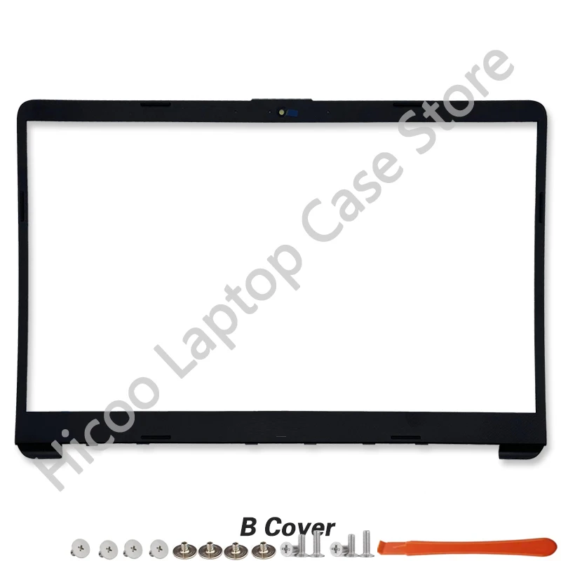 For HP 15-DW 15S-DU 15S-DY DR 250 G8 Laptop LCD Back Cover Front Bezel Hinges Palmrest Bottom Case Silver L52012-001 L52007-001