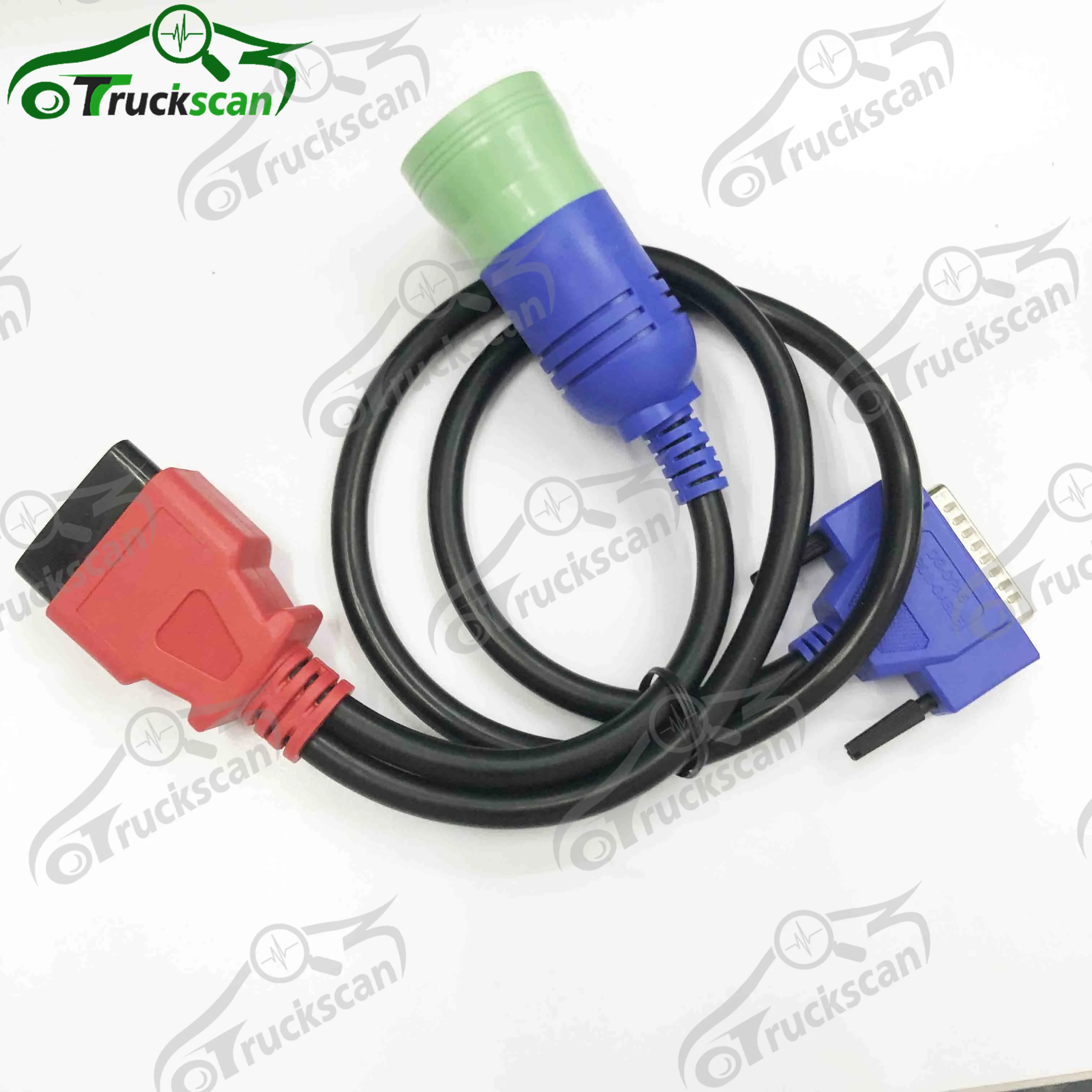 9pin to 16 pin OBDII Cable Tool Heavy Duty Truck Diagnostic Part OBD2 obdii obd ii Connection cable