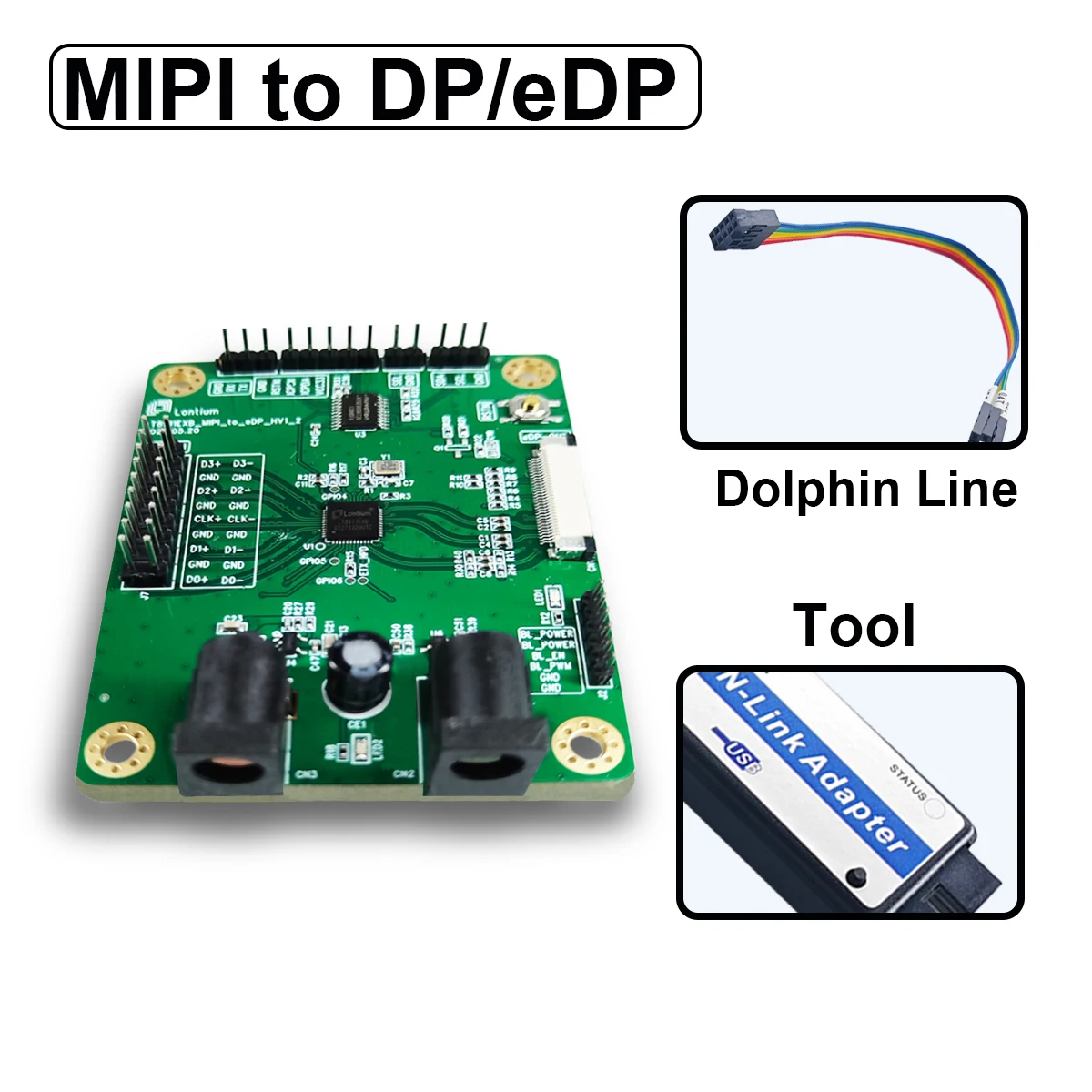 LT8911EXB  (Demo Board)-1port MIPI to DP/eDP Audio and video conversion