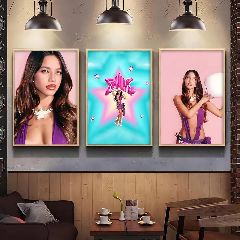 المغني إميليا Mernes Mp3 ملصق معرض يطبع ذاتية اللصق ديكور المنزل الديكور صور مطبوعة للحوائط غرفة المعيشة ملصق