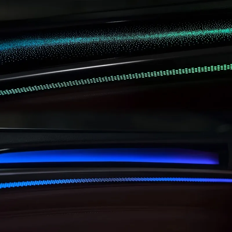 Galaxy Dynamic Full Interior LED Atmosphere Kit, 64 Color Ambient Strip Fit 2006-2013 E70 E71 Large SUV Air Vent Decor Upgrade P
