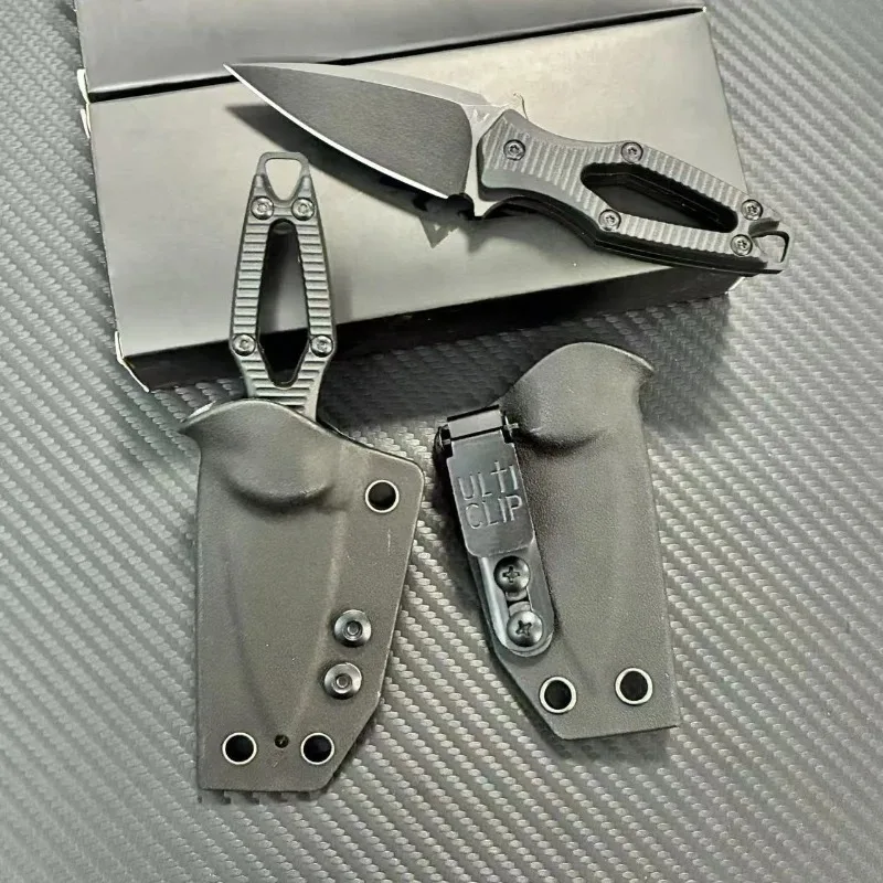 2026 New Outdoor Small Straight Knife High Hardness Stainless Steel Neck Hanging Knife Camping Survival Knife EDC Tool Fishing