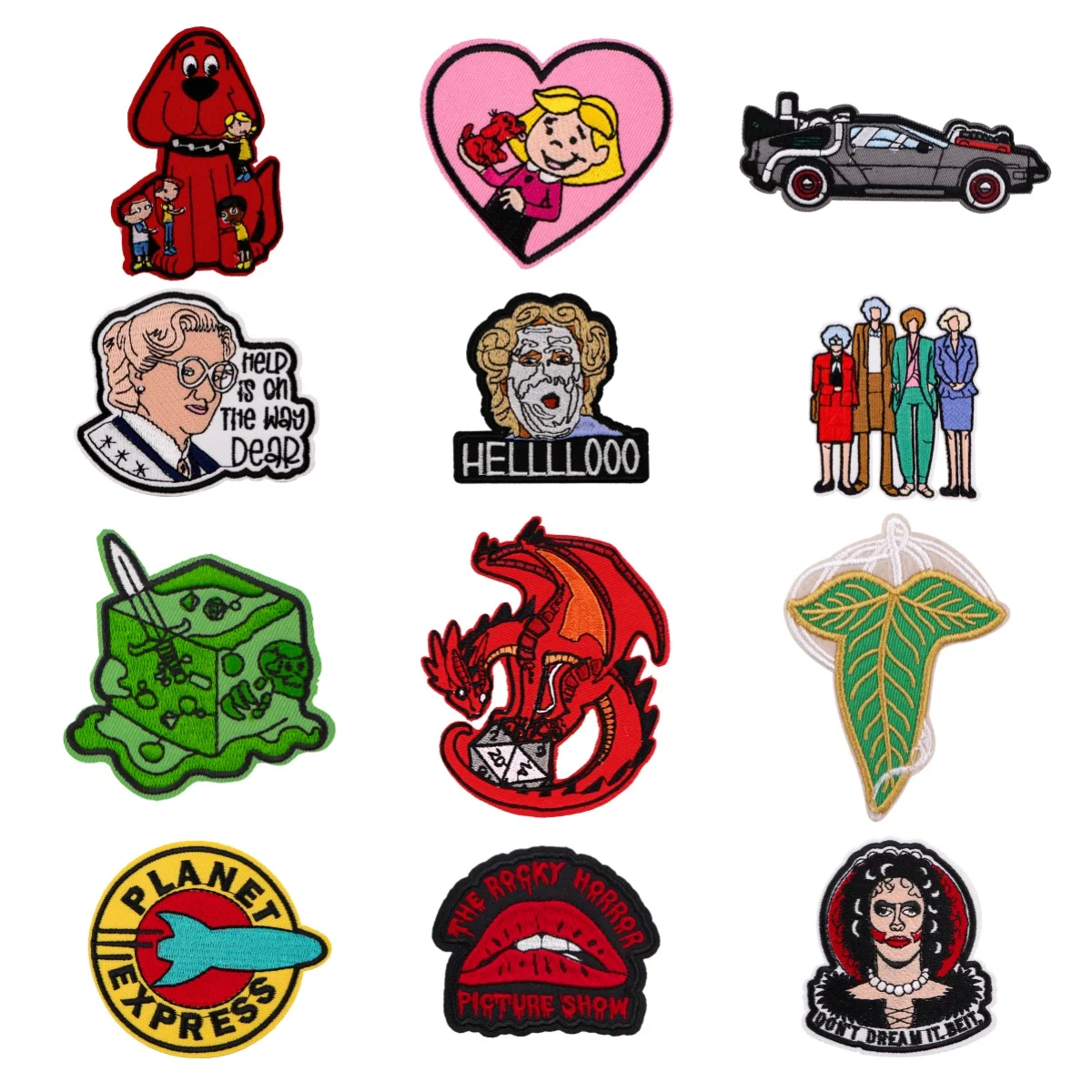 

American Movies Embroidery Patch Iron On Patches For Clothing Thermoadhesive Patches For Jackets Sewing DIY Sticker Accessories