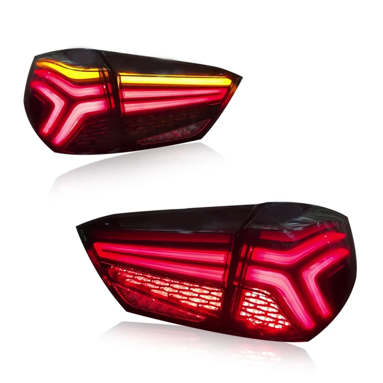 

Full LED Taillights for Jazz/Fit 2022 - Dynamic Turn Signals, Smoked Lens, Plug & Play, Direct Fit Assembly