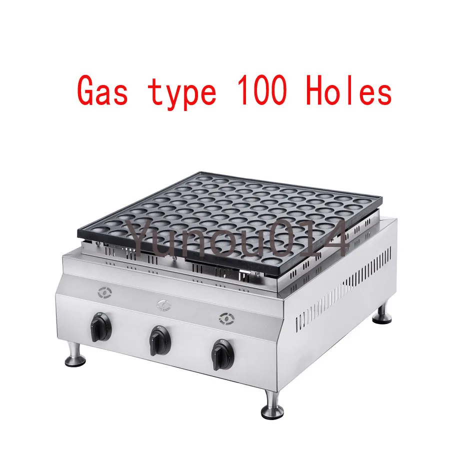 Mini Pancake Machine Grill, Gas Type, 100, 50, 25 Holes, LPG