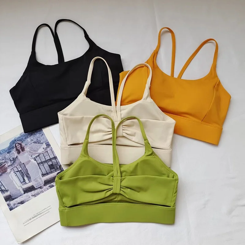 

High-Strength Sports Bra for Women Quick-Drying Shockproof Anti-Sagging Beautiful Back Design for Running Pilates And More