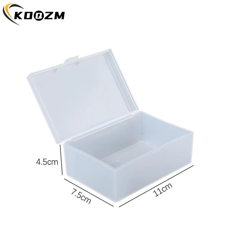 Frosted Storage Box Multifunctional Dustproof Organizer Photocards, Sleeves,Small Card Film Sorting Flip Box, Jewelry Storage