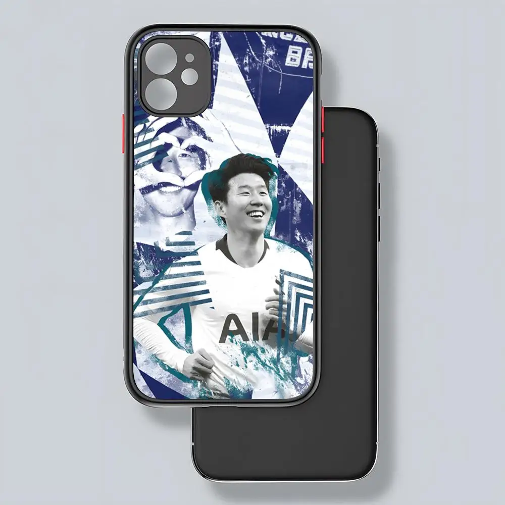 Son Heung-min Phone Case Matte Transparent Back For IPhone 16 15 14 13 12 11 Pro Max X XR XS Plus Cover