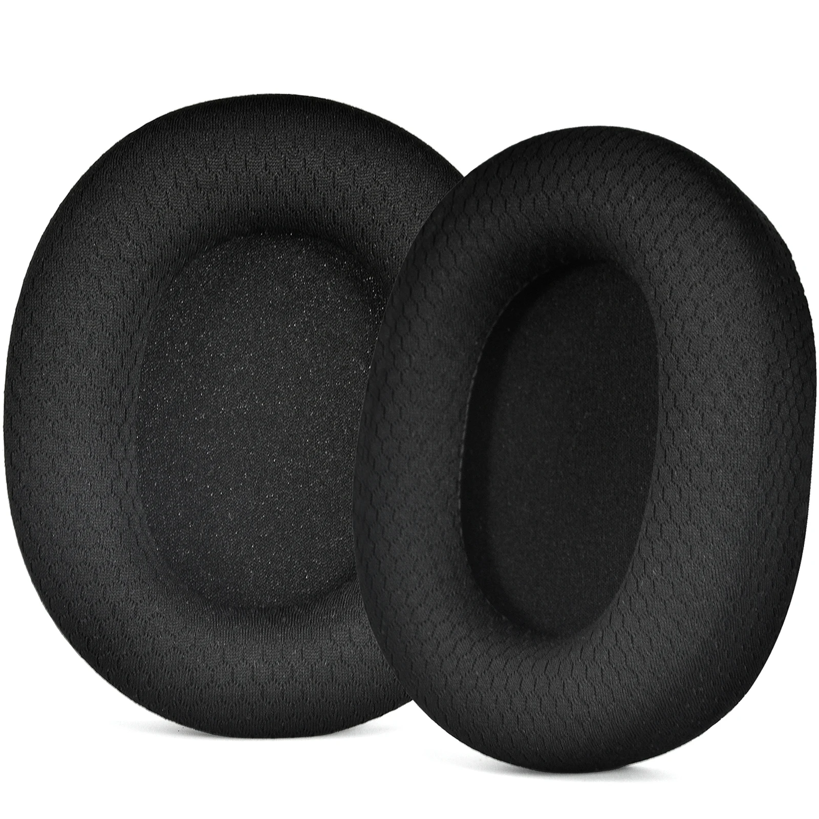 1 Pair Black Cloth Foam Earpads For Razer BlackShark V2 Pro 2023 Headset Cushions Covers Earmuffs Headphones Accessories Replace