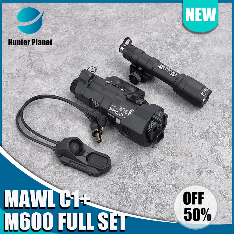 MAWL-C1 Airsoft Red Blue Green Dot Laser IR MAWL LED weapon Light M300A M600C high power hunting tactical Flashlig accesories