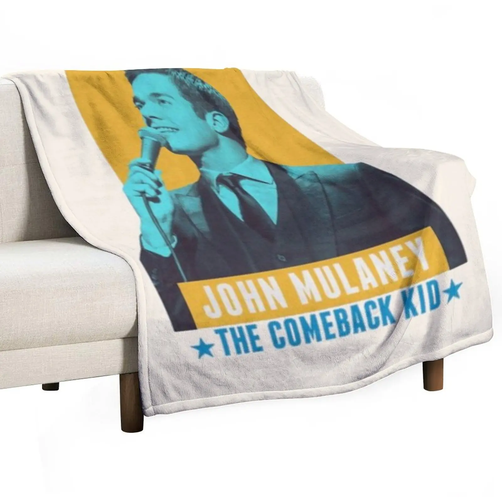 John Mulaney Comeback Kid Throw Blanket Sofas Personalized Gift Custom Bed covers Blankets