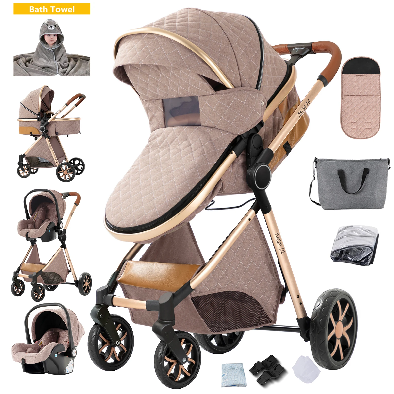 Kinderwagen, Babyzubehör, Buggys, leichter Kinderwagen, Baby-Quarage, Neugeborenenartikel, Baby-Rollwagen mit Rädern, Reisekinderwagen, Mehrzweckkinderwagen, Baby-Kinderwagen, Baby-Kinderwagen mit