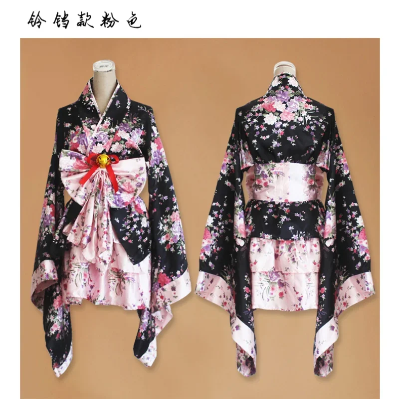 Cospaly Clothing Female Lolita Shigemura Kimono Bliss Pure Land House Dance Maid Two-piece Set