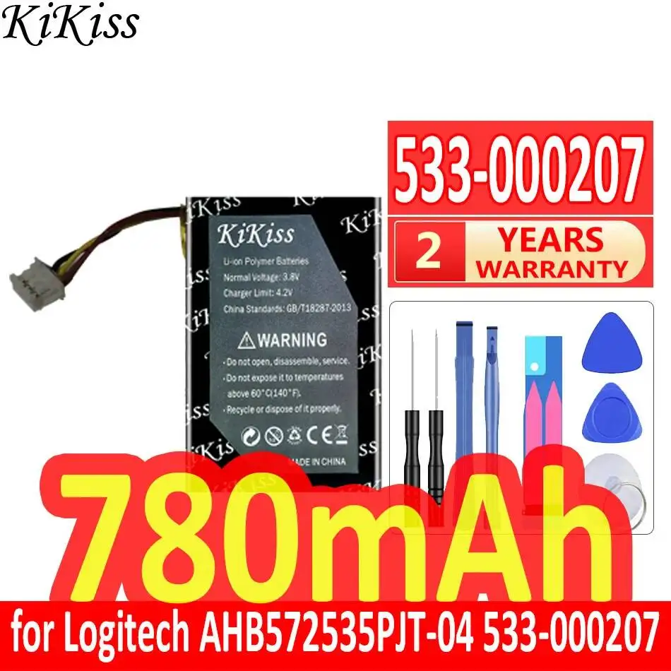 780mAh 533-000207 Battery Premium Replacement For Logitech AHB572535PJT-04 Reliable Power