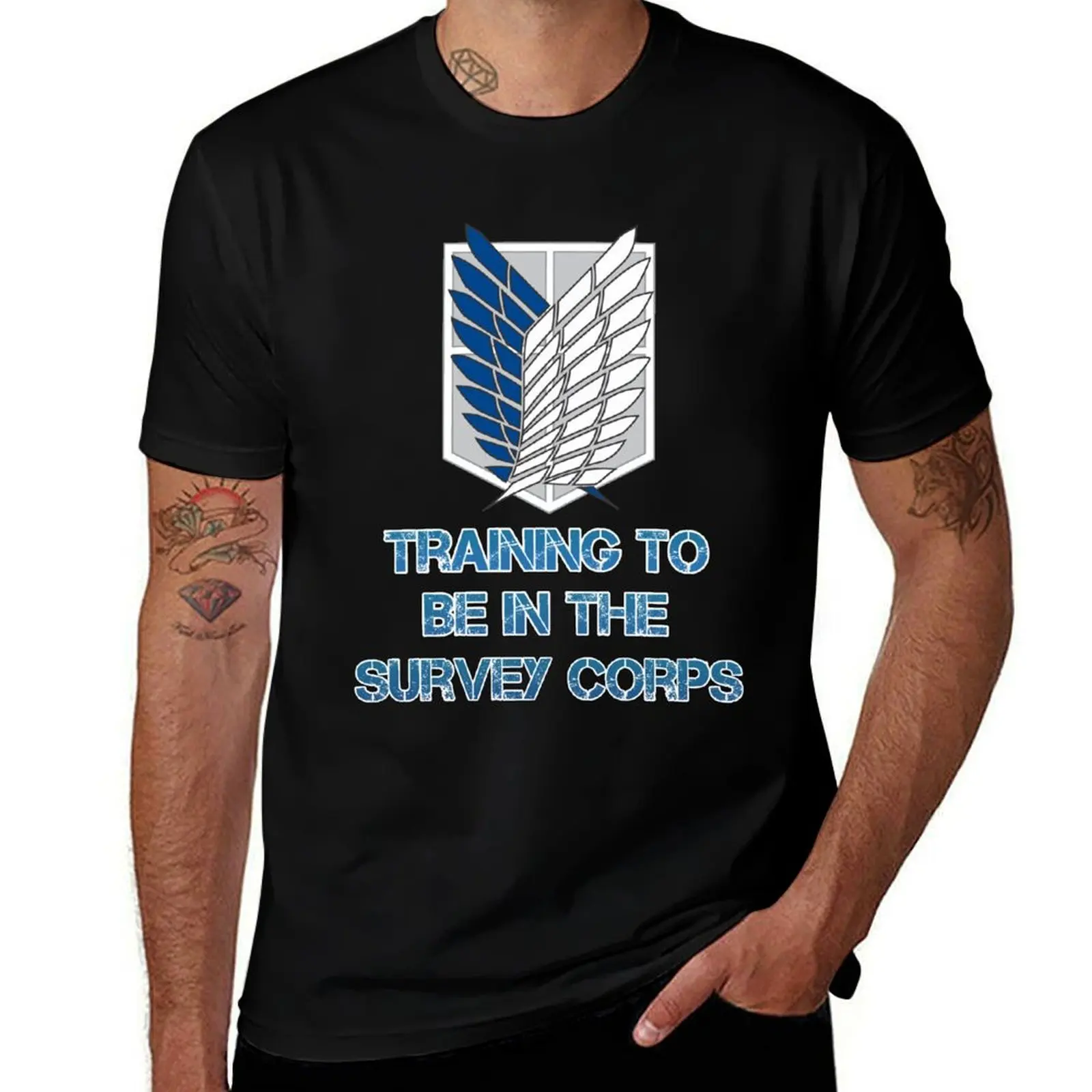 Training To Be In The Survey Corps T-Shirt man t shirts for men T-Shirt