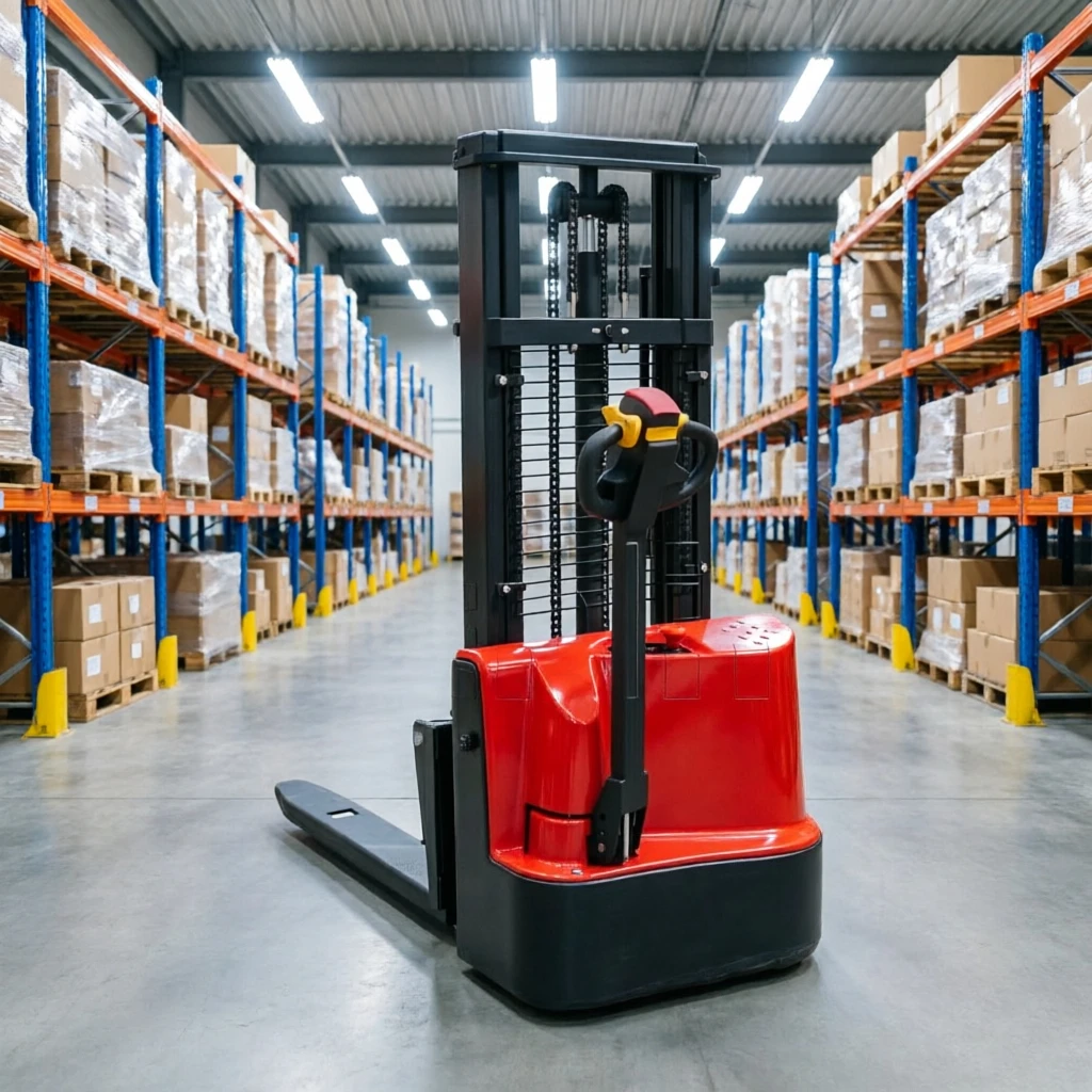 Customized China Factory Sale Stacker Forklift 1500kg 2000kg Full Electric Stacker Pallet Lift Stacker Machine for Sale