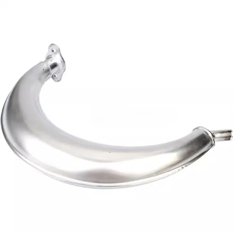 Mini motorcycle bicycle accessories 2-stroke 50CC-80CC banana exhaust pipe muffler chimney iron exhaust