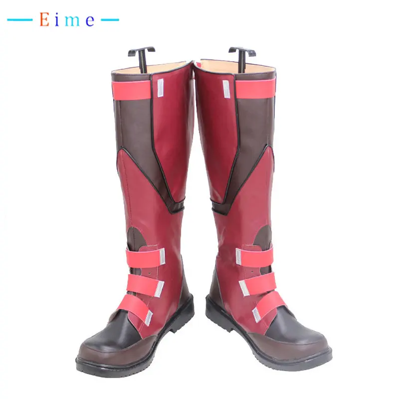 

Superhero Captain Cosplay Shoes Halloween Carnival Boots Anime PU Leather Shoes Custom Made