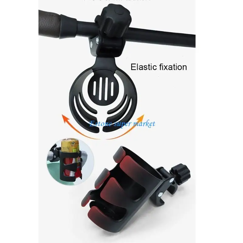 

090B Держатель для чашки для детской коляски Универсальная вращающаяся на 360 градусов подставка для бутылок с напитками для