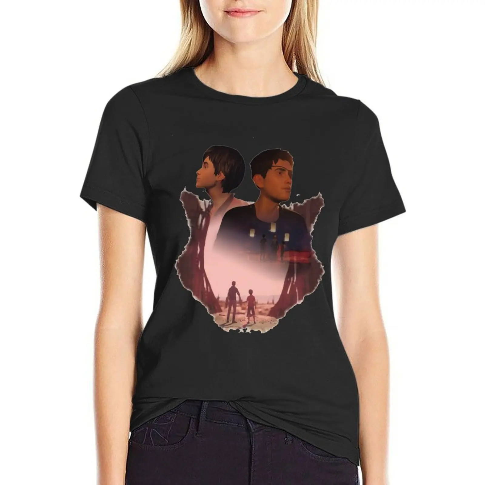 T-shirt esthétique Life Is Strange 2-WOLVES, vêtements féminins, chemisiers d'été, 600, 2024