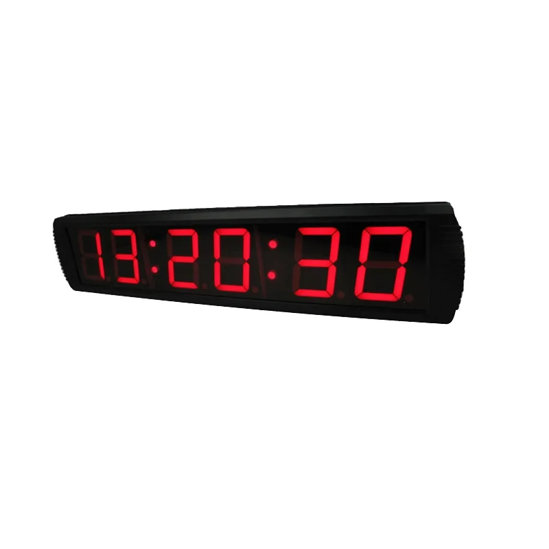 [Ganxin] 4 Zoll 6-stellige rote LED-Digital-Timer, multifunktionale Countdown-Wanduhr mit Fernbedienung