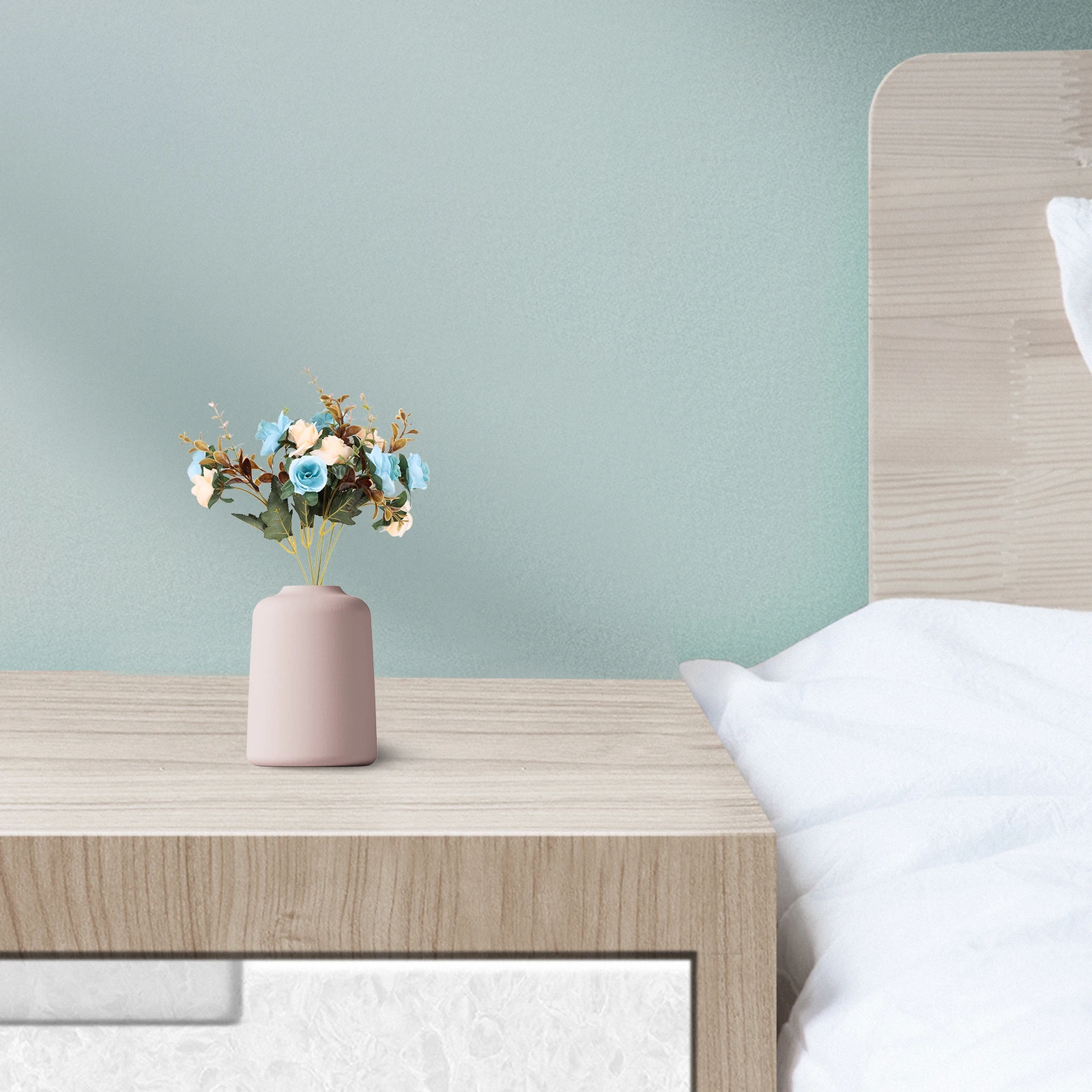 

2Pcs Artificial Rose Decor Fine Workmanship Multilevel Appearance Romantic Home Adornment Simulation Rose DIY Decor