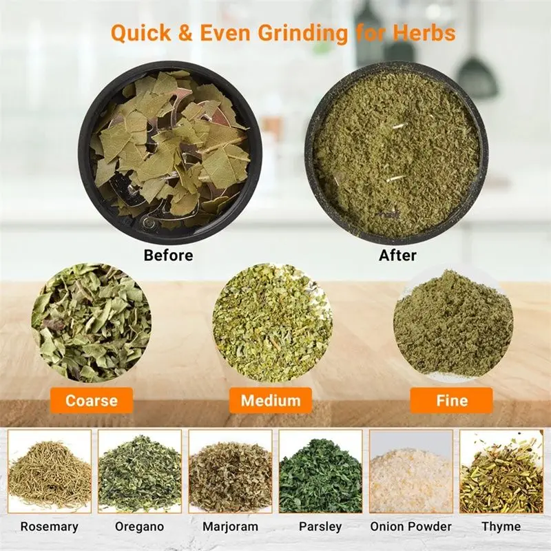 High Power LTQ Electric Dry Herb Grinder Stainless Steel Tobacco Crusher for Smoking Grass Cutter Smoke Accessories Men Gifts