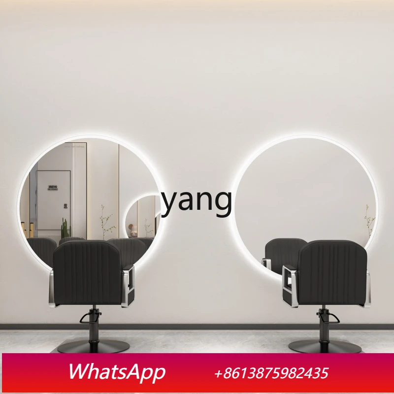 CX  new Internet celebrity hair salon mirror hair salon special acrylic edge barber shop mirror