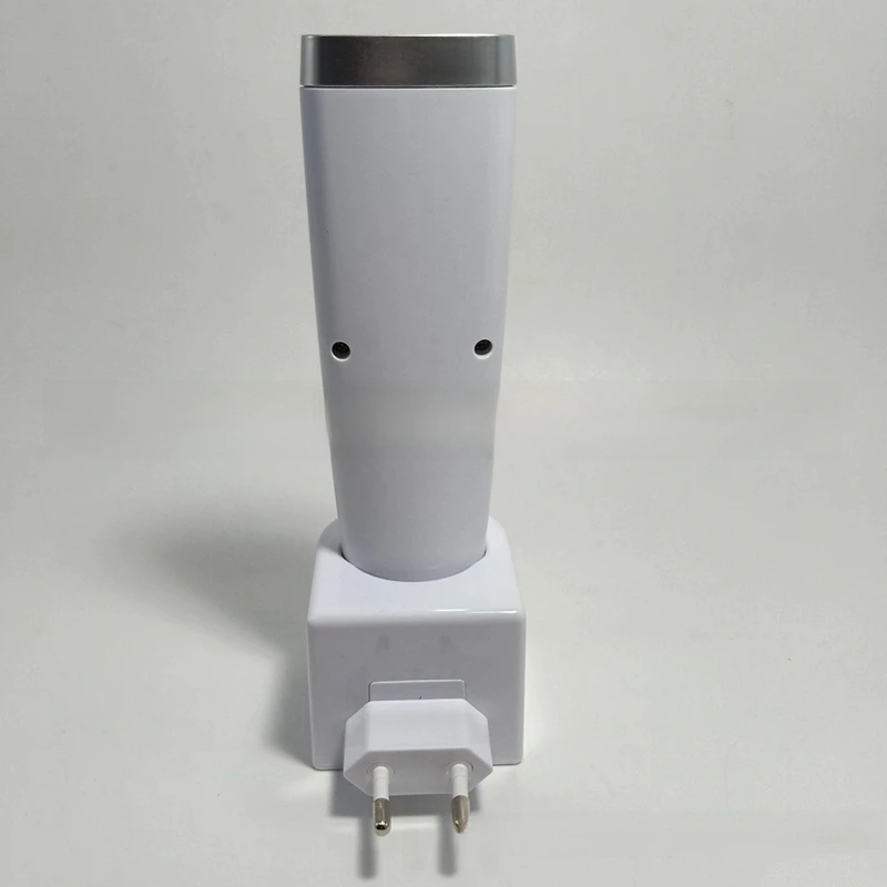 4 In 1 Motion Sensor Wall Light, Power Off LED Night Light Flashlight, Rechargeable Emergency Flashlight EU Plug-B12B