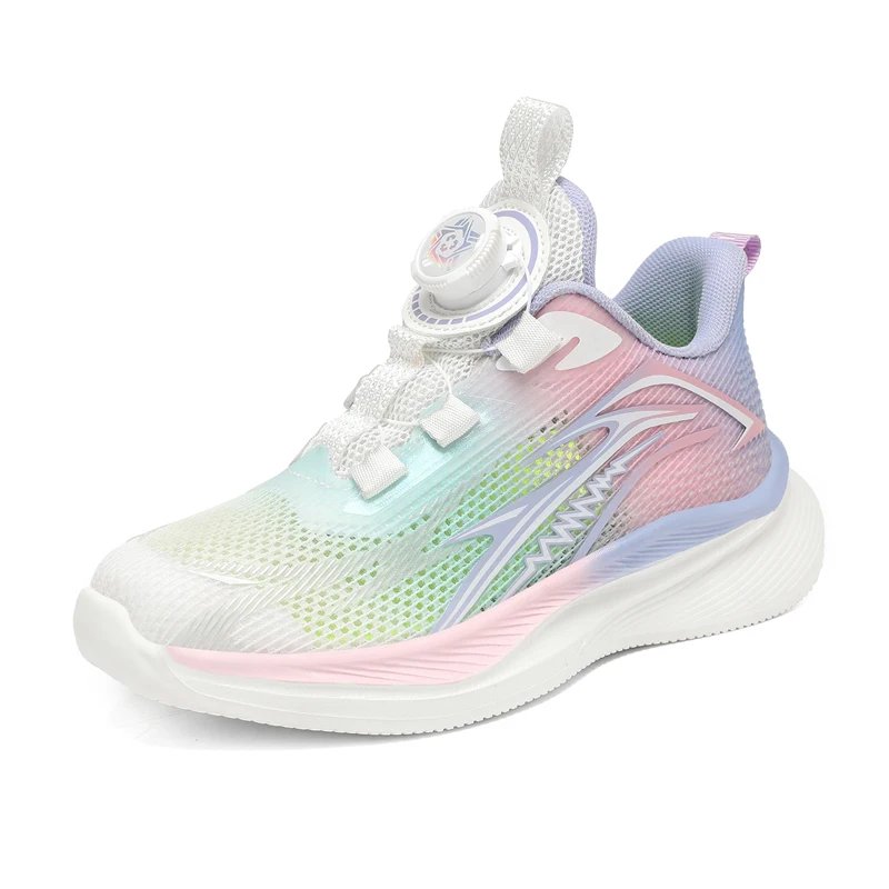 

Летние детские кроссовки 2026: дышащие, сетчатые, спортивные, с поворотной застежкой, мягкой подошвой, легкие, повседневная обувь для детей