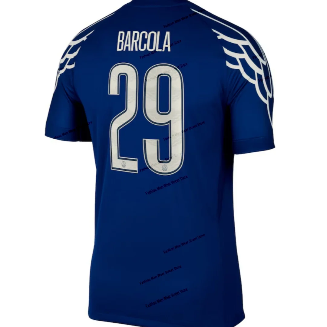 

Футболка из футбольного джерси в европейском клубном стиле для мужчин и женщин, аутентичный спонсор, брендинг, готовая ткань, летняя мужская и женская футболка 2