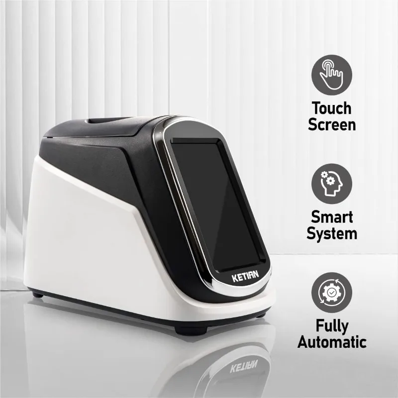 2 Slice Touchscreen Digital Toaster,5 Breads and 7 Browning Levels,Smart Toaster Automatic Settings,Black and White