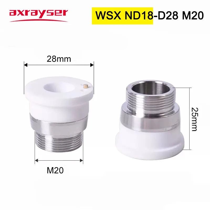Spezieller Laser-Keramikdüsenhalter D32/28 Precitec-KTXB Raytools-3D WSX-Mini TONY für Faserlaser-Schneid- und Schweißmaschinen – Detail 15