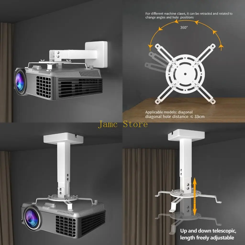 montagem-funcional-do-teto-do-gancho-do-projetor-lx0b-para-a-instalacao-da-parede-do-teto