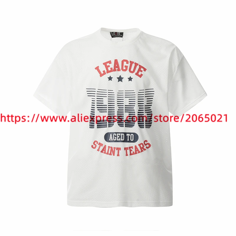 Mesh SAINT TEARS League 1988 T-shirt Men Women 1:1 High Quality Vintage Summer Style T Shirt Top Tees