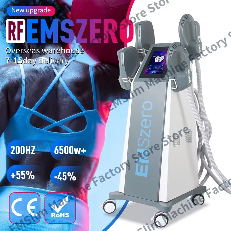 EMSZero Body Shaping Machine Electromagnetic Slimming Weight Loss Machine 6500W Abdominal Muscle Shaping Weight Loss Machine.