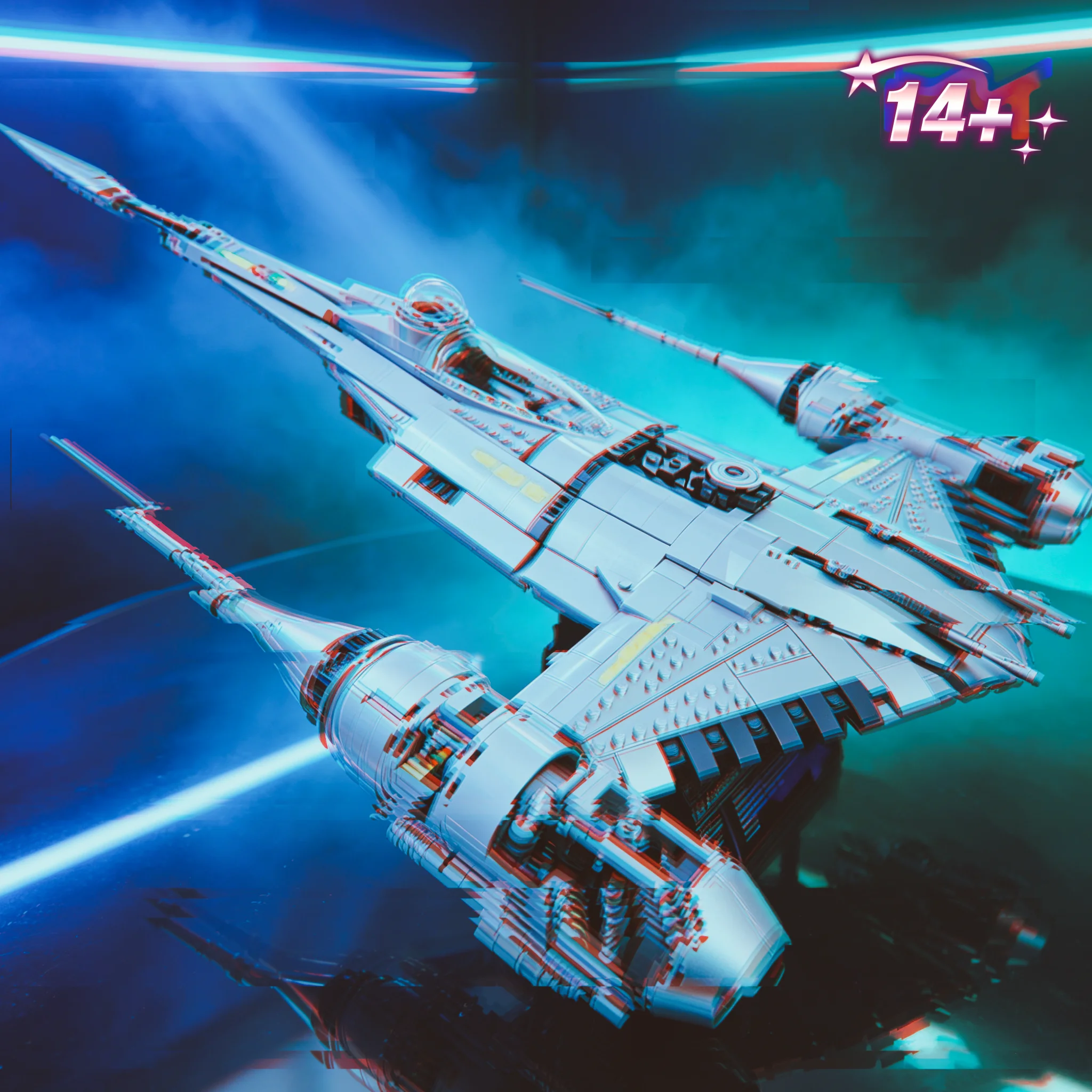 New 1809pcs Star Interstellar Conflict Spaceship N-1 Starfighter Starship Building Blocks Puzzle Model Toys For Ornament Gifts