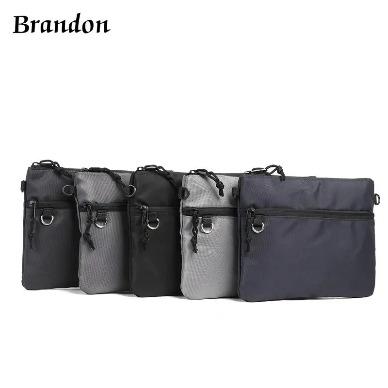

Men's shoulder bag large capacity outdoor camping crossbody bag casual chest bag trendy waist bag single shoulder backpack