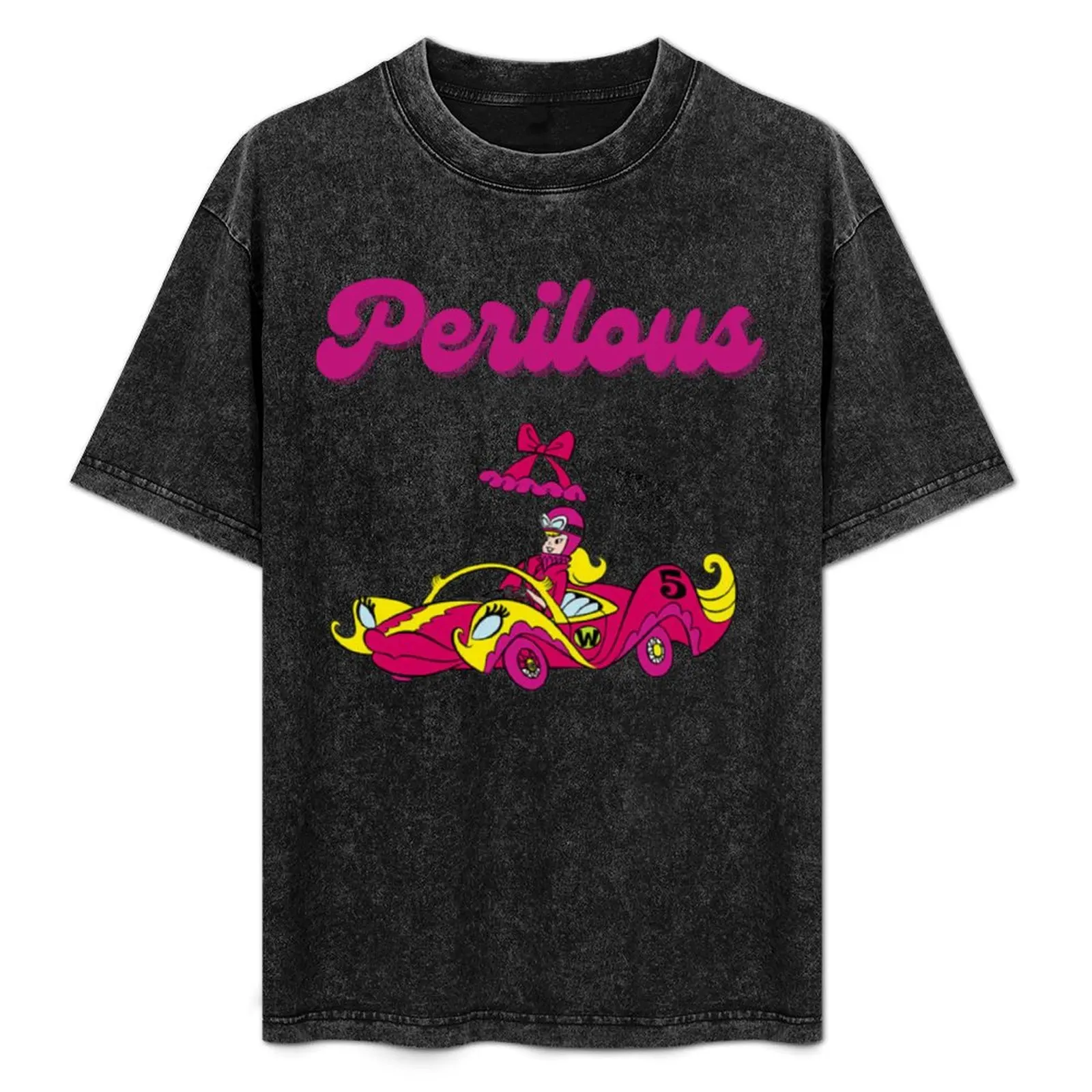 

Perilous T-Shirt tops graphic tee shirt boys whites oversized Men's cotton t-shirt