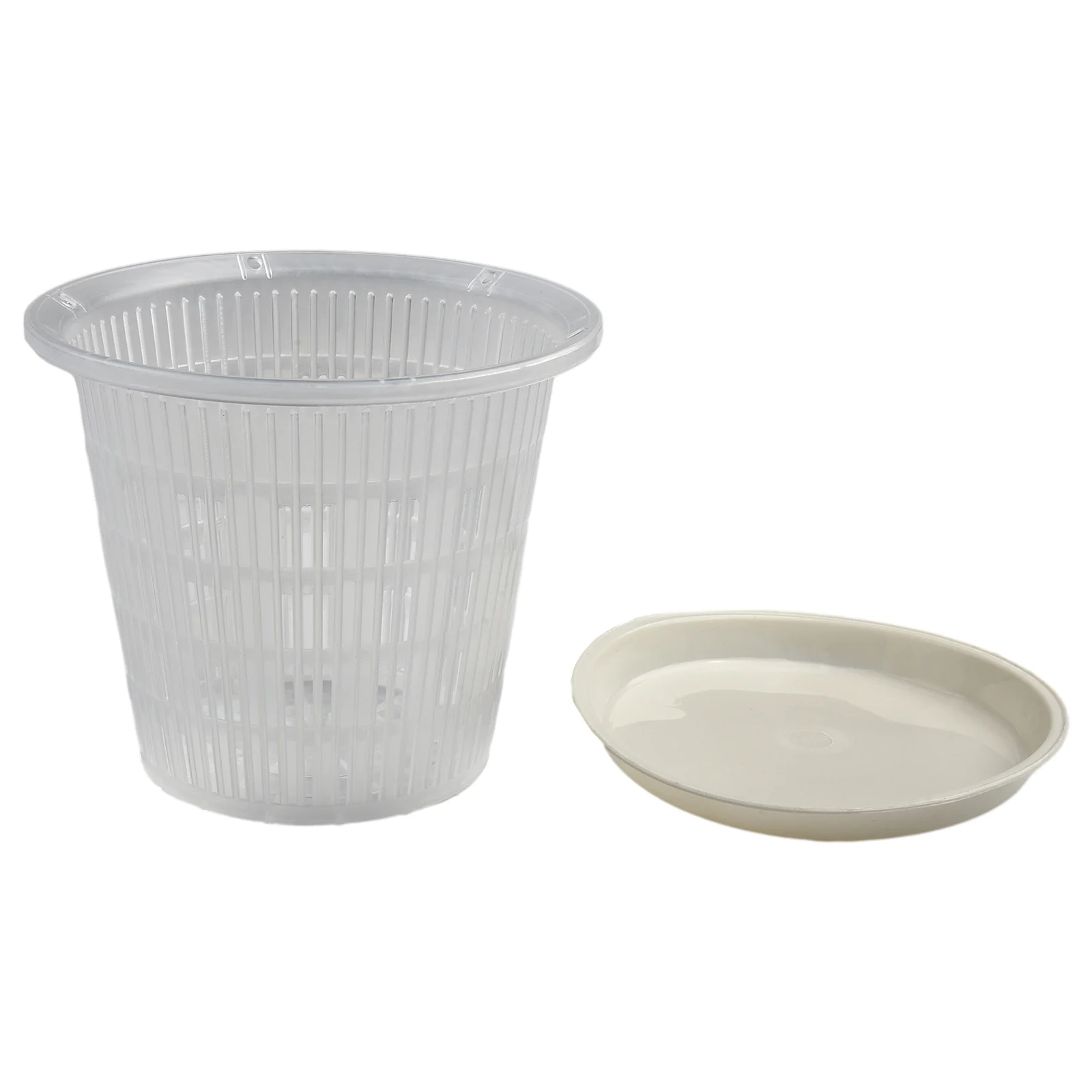 Сетчатый горшок для контроля корней, дышащий контейнер для роста орхидеи с отверстием для дренажа, пластиковый цветочный горшок для корней