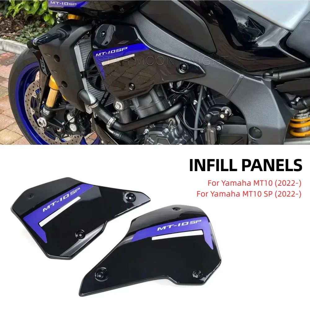 Für Yamaha MT-10 MT10 MT10 SP (2022-) Motorrad Zubehör Infill Panels Rahmen Seite Infill Panel Verkleidung Gugel Füllstoff Bord