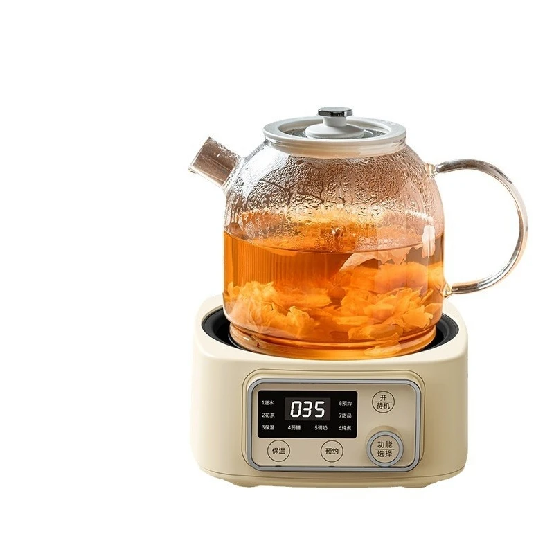 

Home multifunctional small office fully automatic glass tea pot for health preservation, flower tea pot