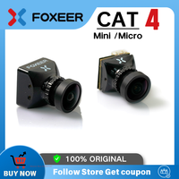 Foxeer Cat4  Mini/Micro Cat 4 Night Flight 1200TVL StarLight FPV Camera  0.0001lux 1/3'' Sensor 16:9 4:3 P/N Switchable for FPV