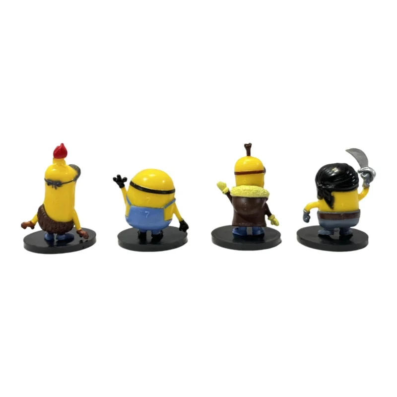 Kawaii Capsule Doll Despicable 3D Eye Miniones Kevin Bob CARL Crown King AGNES Action Figures Toys for Kids Xmas Gifts