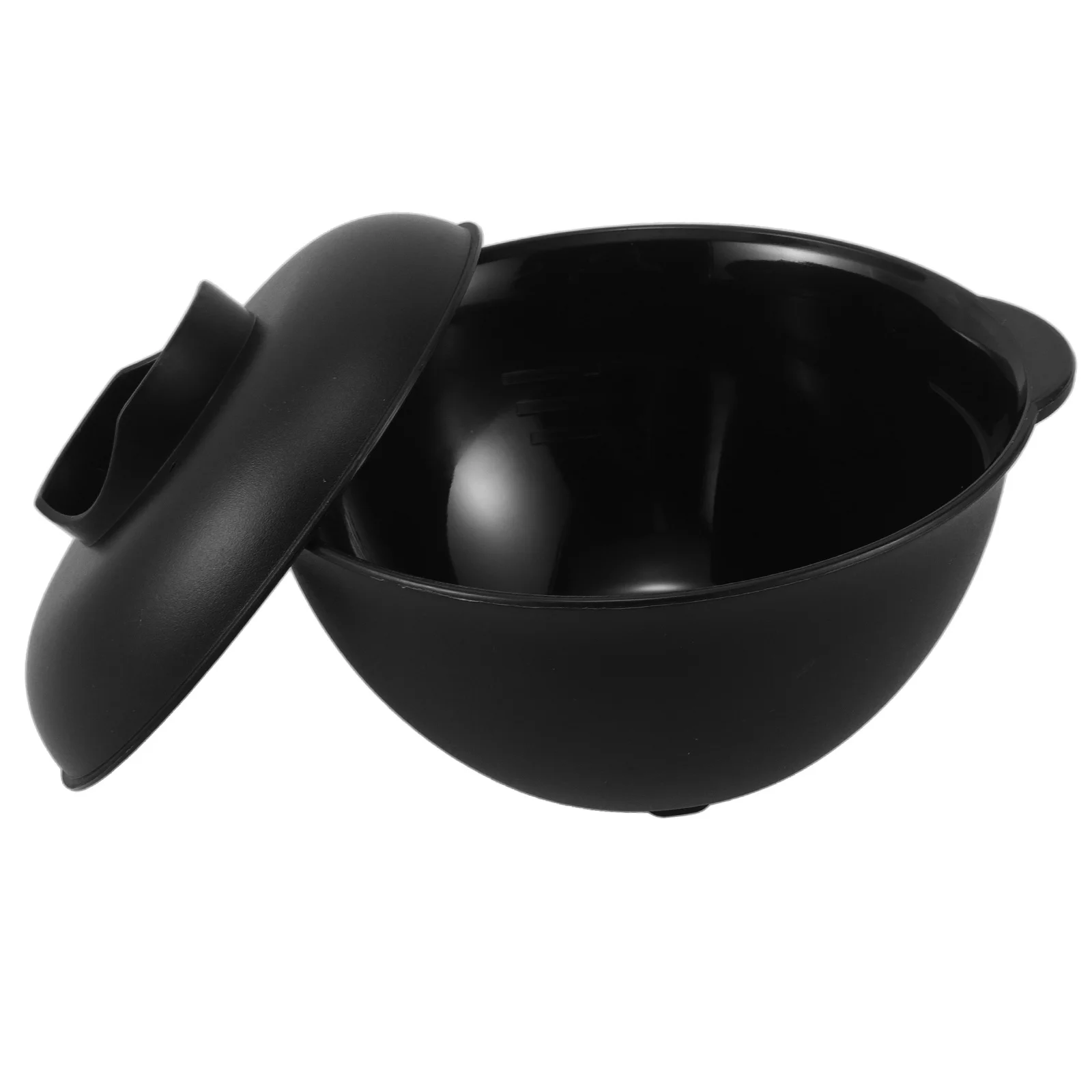 

Japanese Soup Bowl Instant Noodle Bowl Large Capacity Double Handle Microwave Safe Lid Included Cooker for Soup Pasta Rice