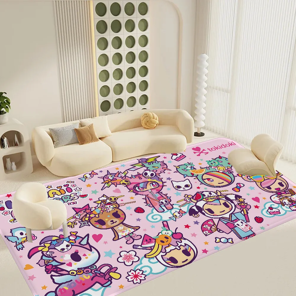 

Cartoon T-Tokidoki Entrance Door Mat Nordic Style Home Doormat Bathroom-Toilet Mats Bedroom Hotel Decor Mat